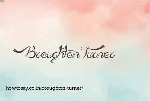 Broughton Turner