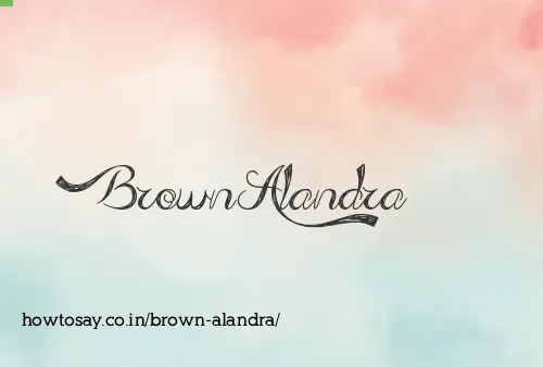 Brown Alandra