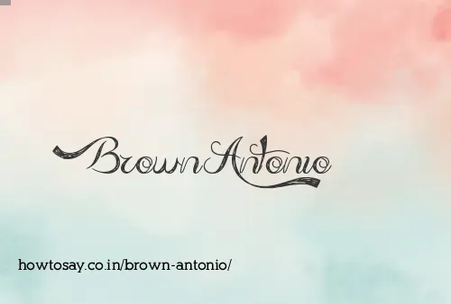 Brown Antonio