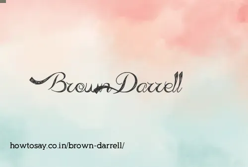 Brown Darrell
