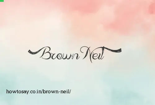 Brown Neil