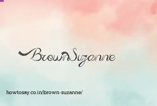 Brown Suzanne