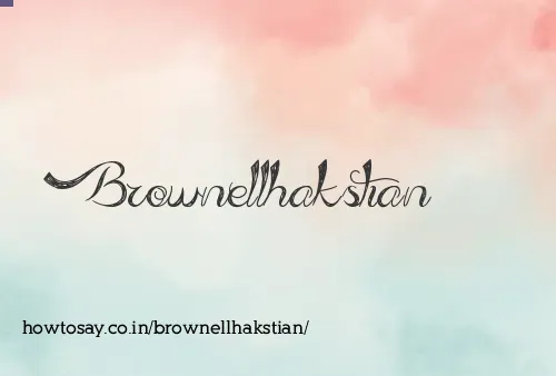 Brownellhakstian