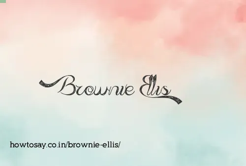 Brownie Ellis