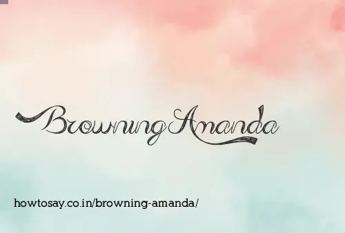Browning Amanda