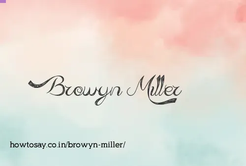 Browyn Miller