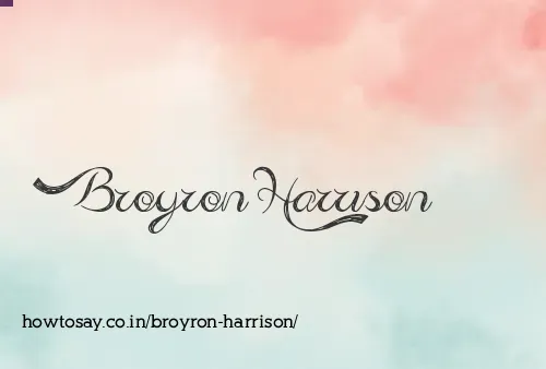 Broyron Harrison