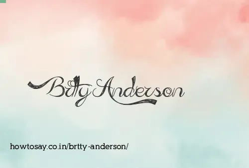 Brtty Anderson
