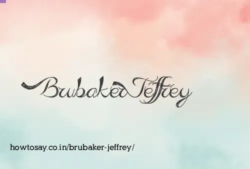 Brubaker Jeffrey