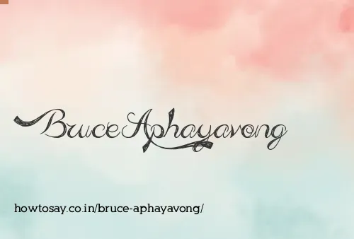 Bruce Aphayavong