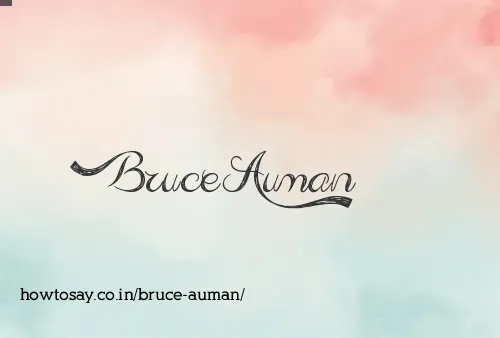 Bruce Auman