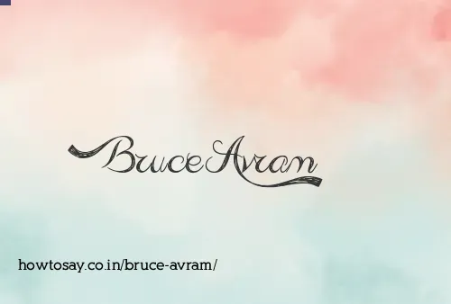 Bruce Avram