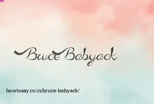 Bruce Babyack
