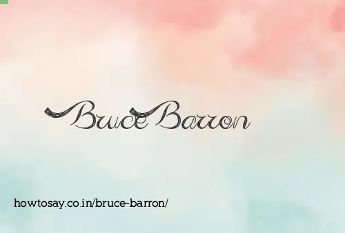 Bruce Barron