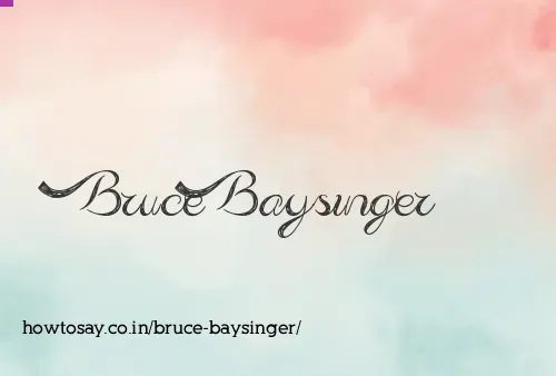 Bruce Baysinger