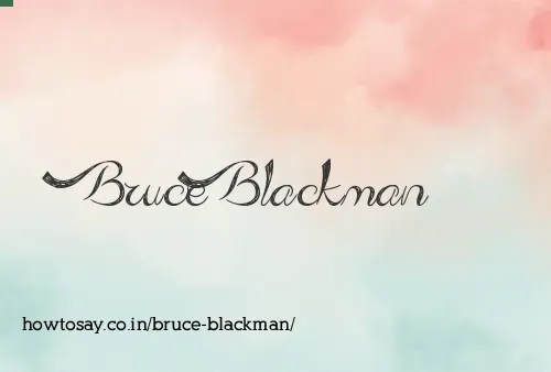 Bruce Blackman
