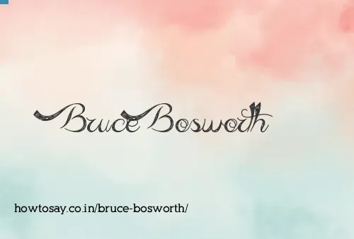 Bruce Bosworth