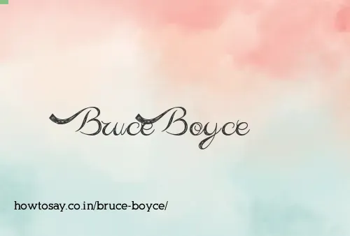 Bruce Boyce
