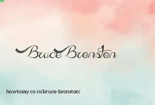 Bruce Bronston