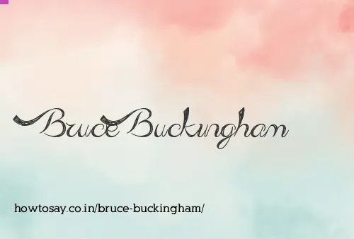 Bruce Buckingham