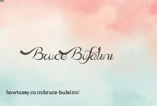Bruce Bufalini