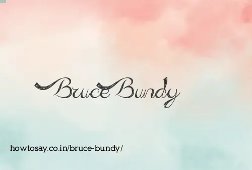 Bruce Bundy