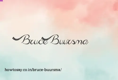 Bruce Buursma