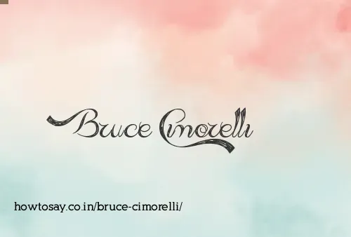 Bruce Cimorelli