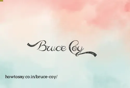 Bruce Coy