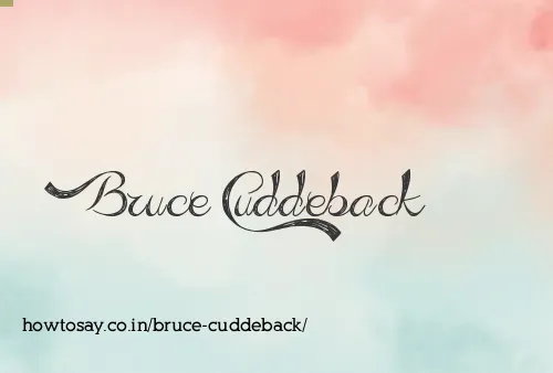 Bruce Cuddeback