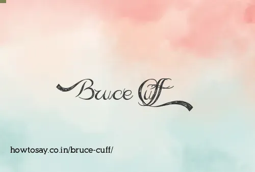 Bruce Cuff
