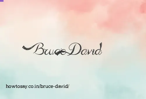 Bruce David