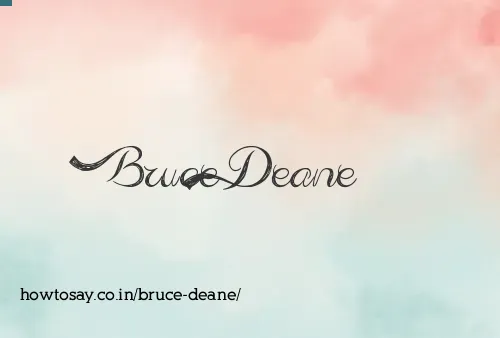 Bruce Deane