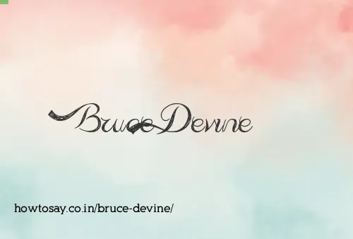 Bruce Devine