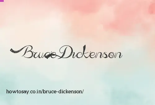 Bruce Dickenson