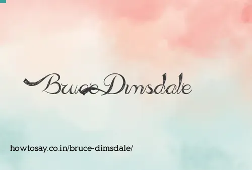 Bruce Dimsdale