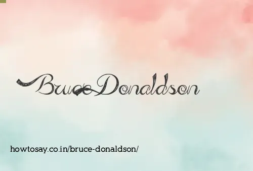 Bruce Donaldson