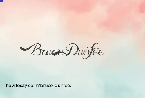 Bruce Dunfee