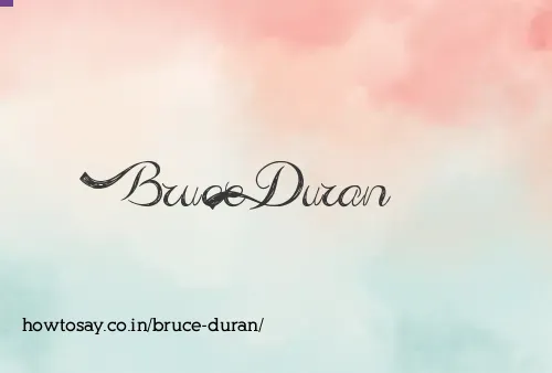 Bruce Duran