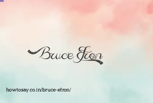 Bruce Efron