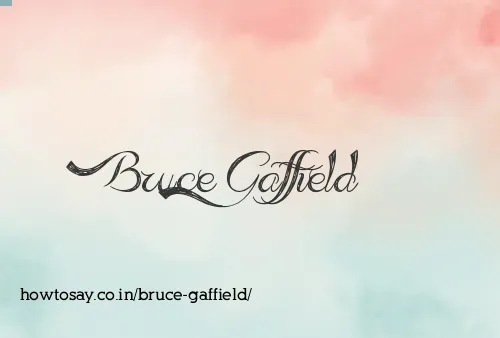 Bruce Gaffield