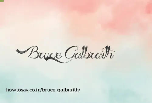 Bruce Galbraith