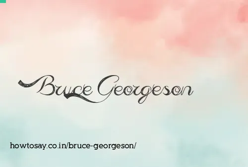 Bruce Georgeson