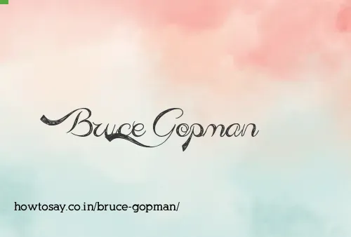 Bruce Gopman