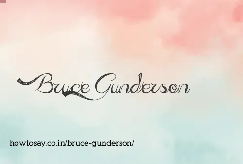Bruce Gunderson