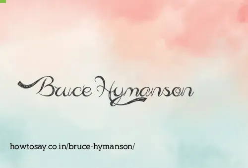 Bruce Hymanson