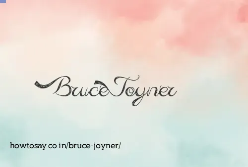 Bruce Joyner