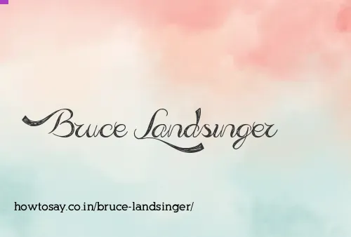 Bruce Landsinger
