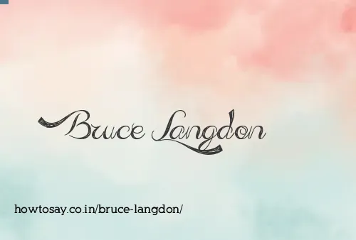 Bruce Langdon