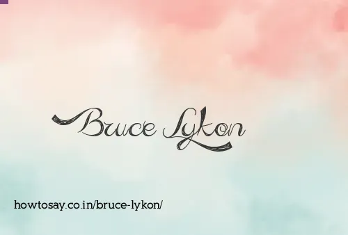 Bruce Lykon